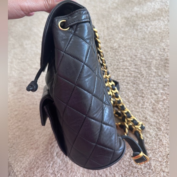 SOLD Chanel Duma Backpack Black Vintage - Picture 9 of 16
